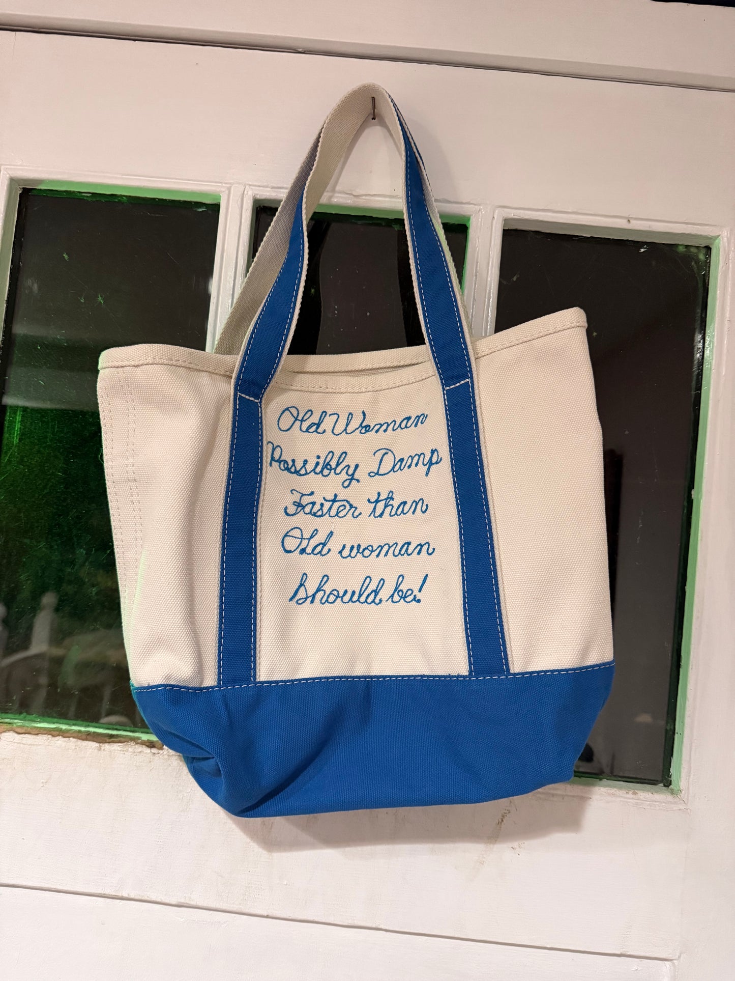 Sea Hag Bag Widow's Bay Medium Tote - Marine Blue