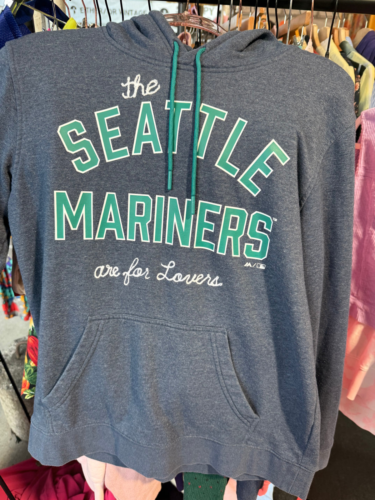 The Seattle Mariners are for Lovers Blue + Green Hoodie - MD