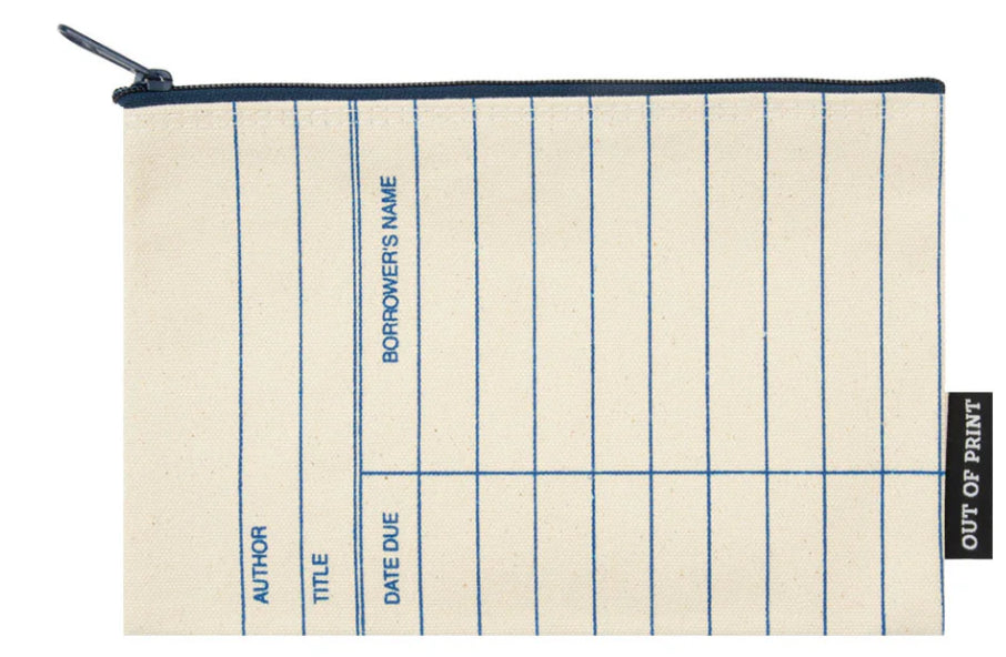 Custom Library Card Pouch