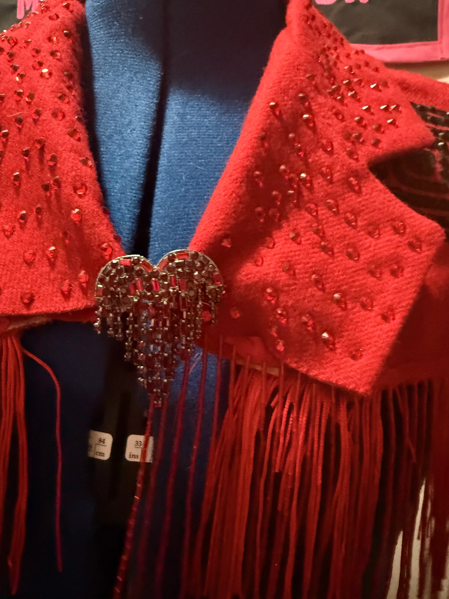 Somebody's Gotta Be Here When Little Death Comes Back Red Disco Cape
