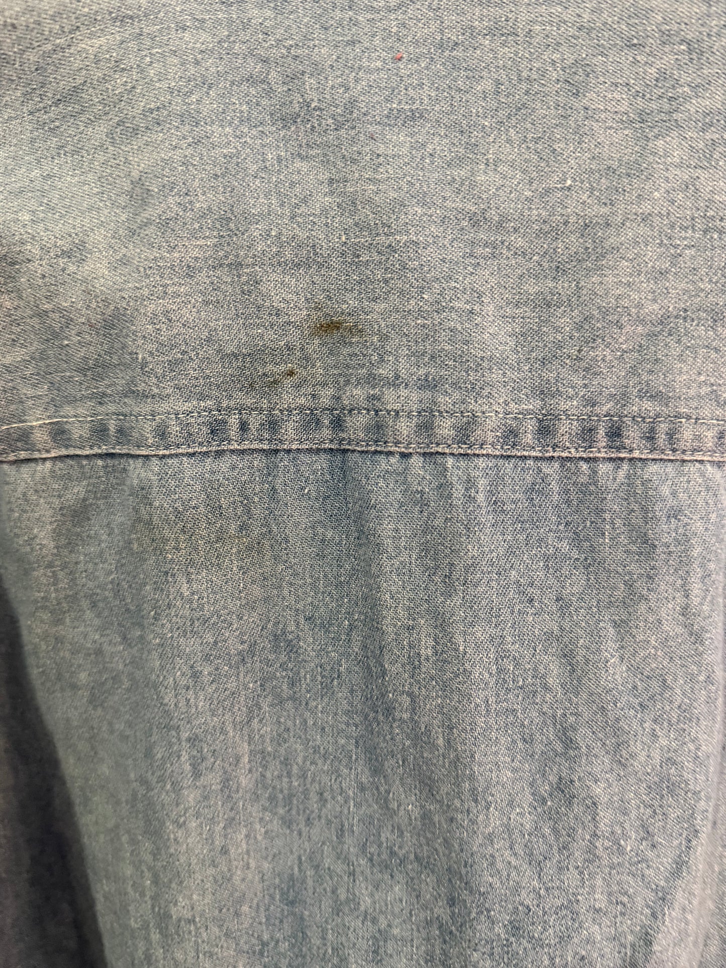 Vintage 90s Light Denim "Mt. Sinai Yacht Club" Sailing Button Up Top