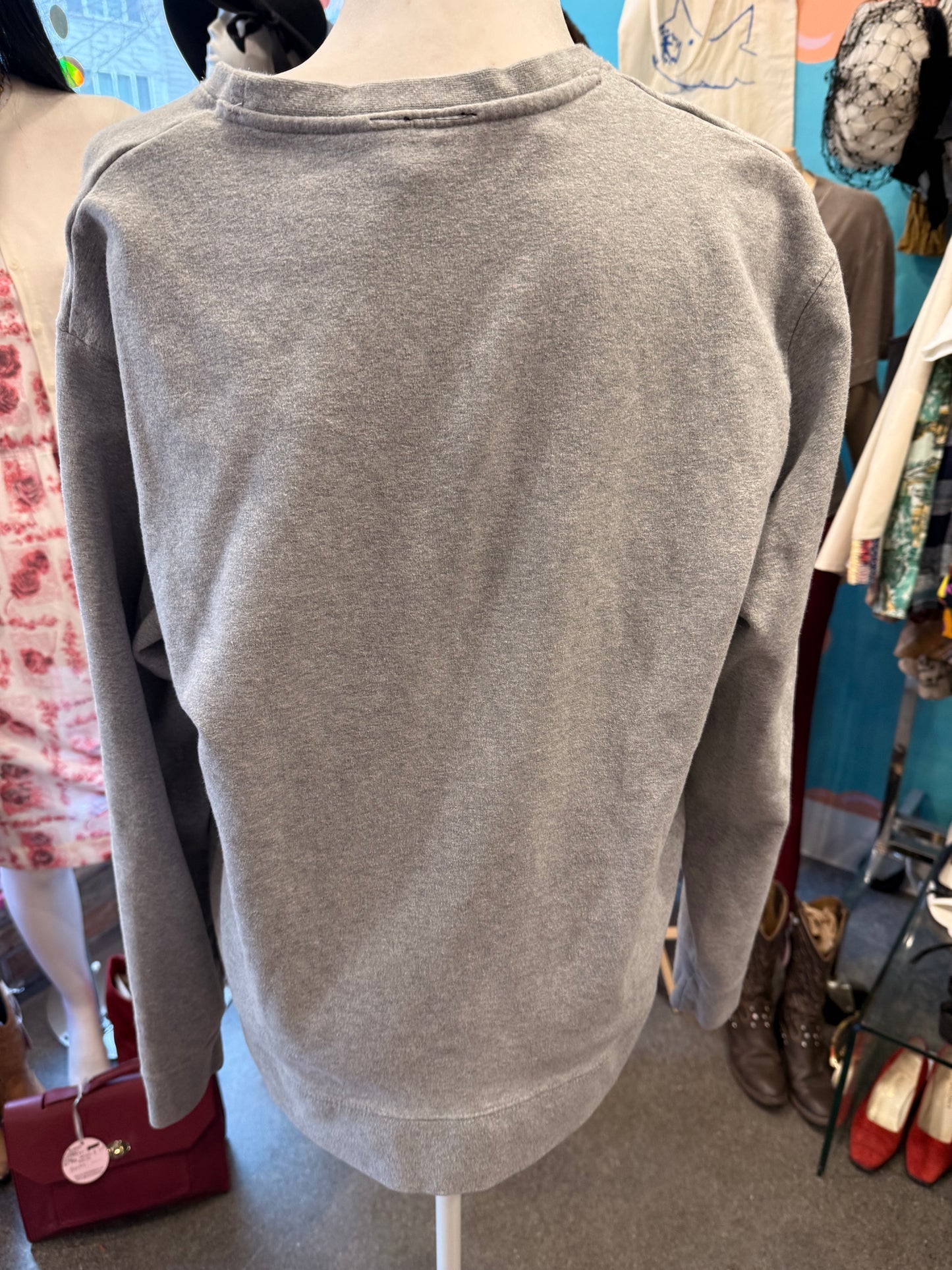 "My lobotomy brand is Kirkland Signature" Gray Crewneck Sweatshirt