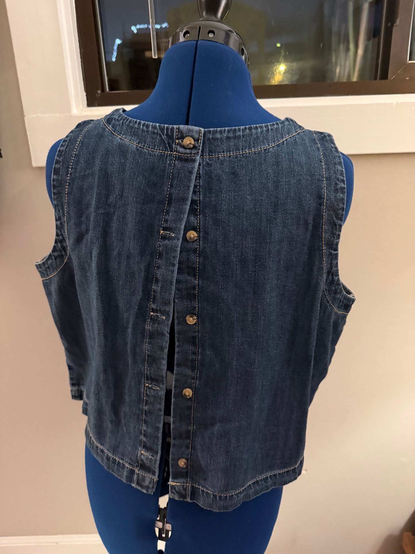 No Country Music Without Black Artists Sleeveless Denim Crop Top