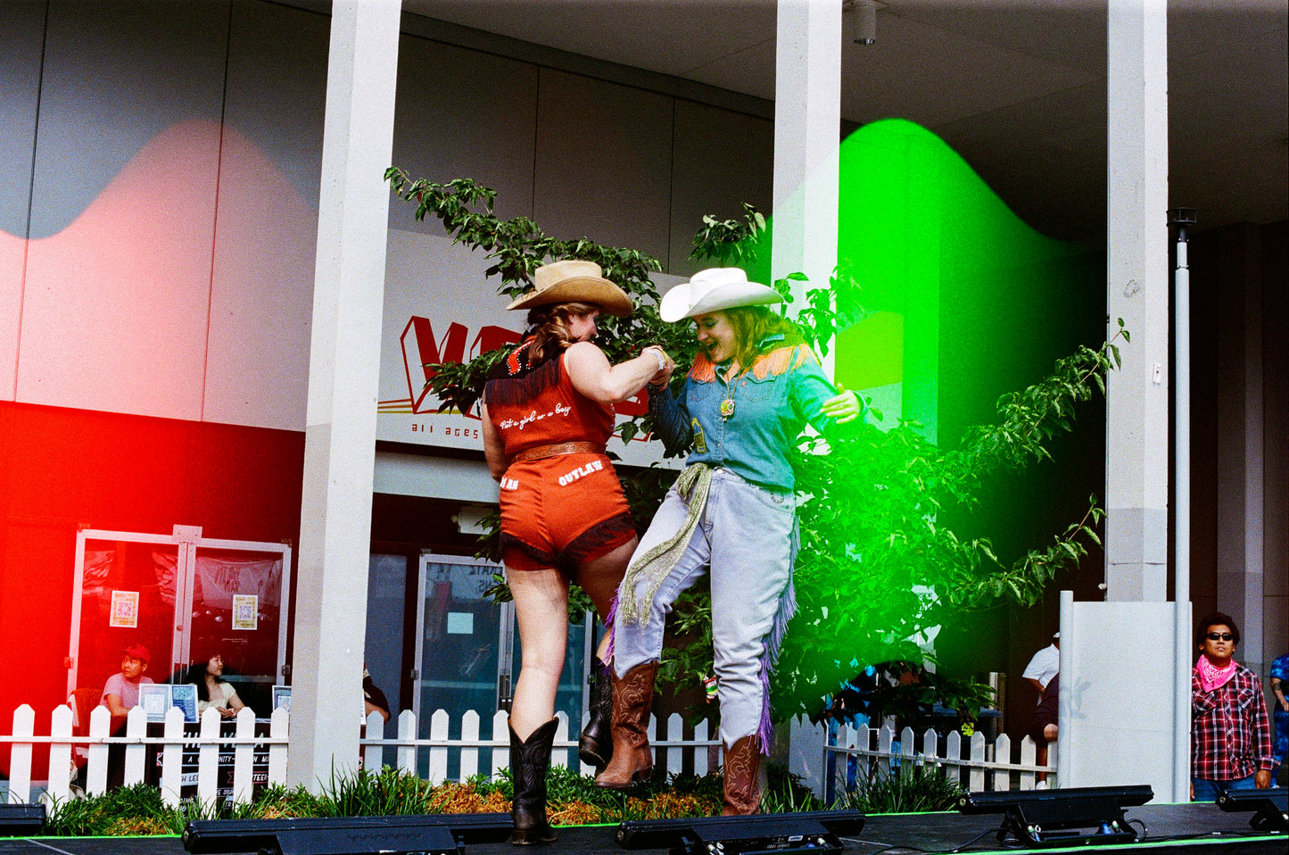 I Love Tequila Vintage Levi's Suede + Denim Pearl Snap Shirt