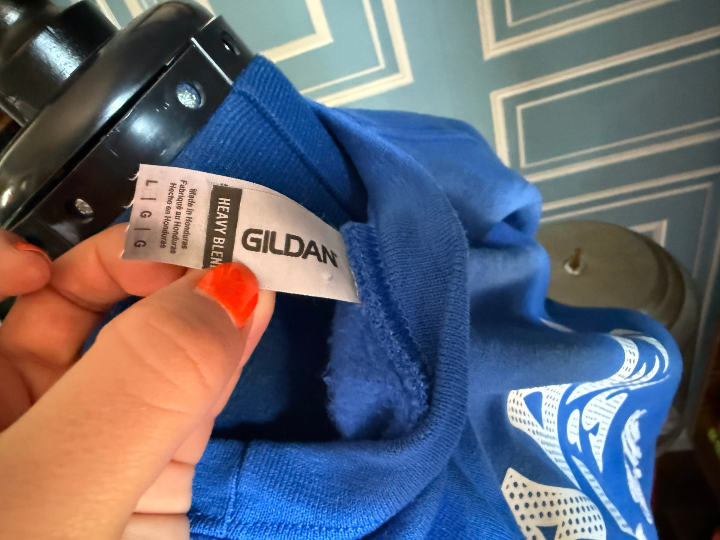 TJ's Saved My Life Blue Crewneck Sweatshirt