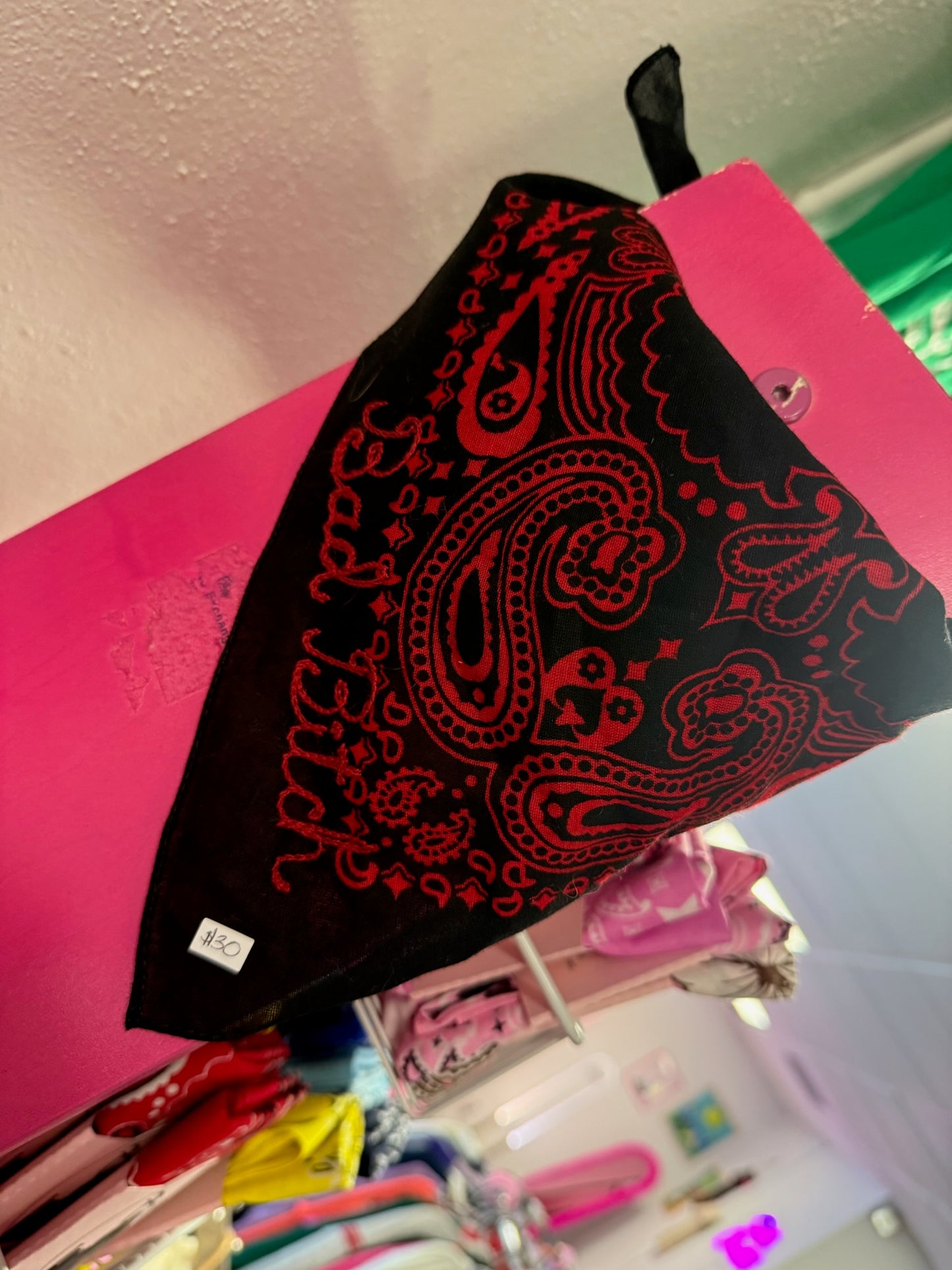 Bad Bitch Chainstitched Bandana