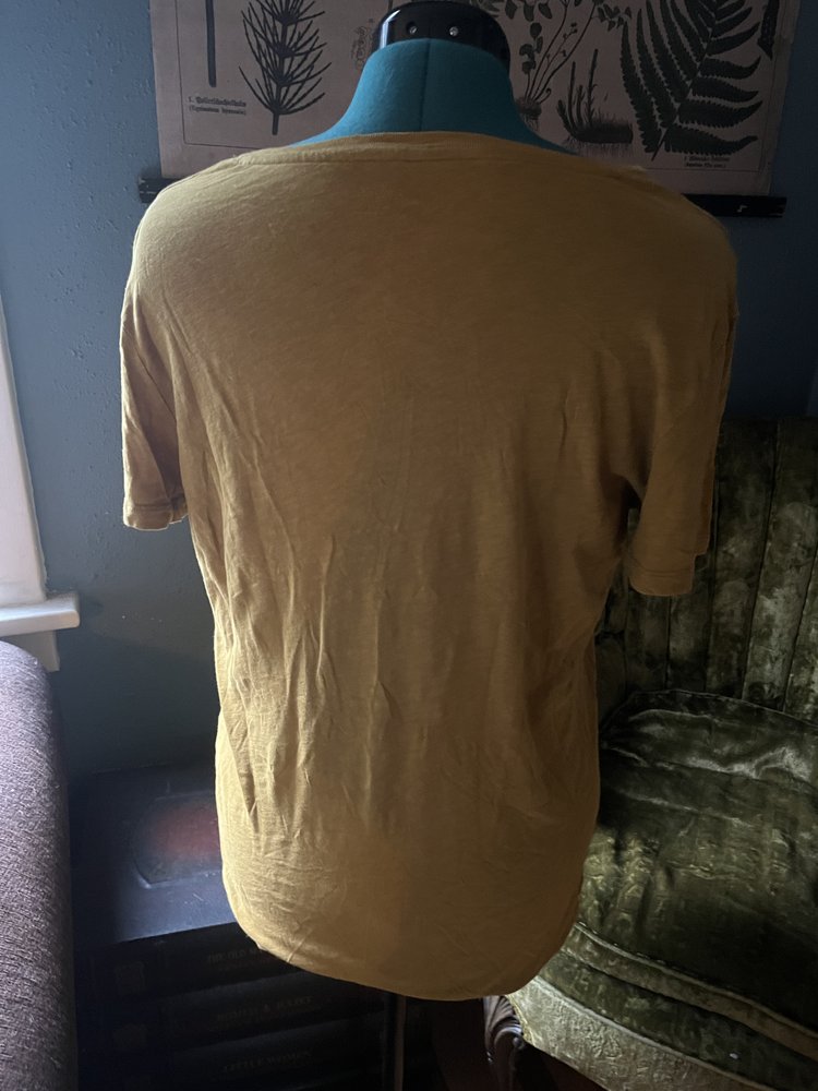 Green Yellow "Prickly" Pocket Tee