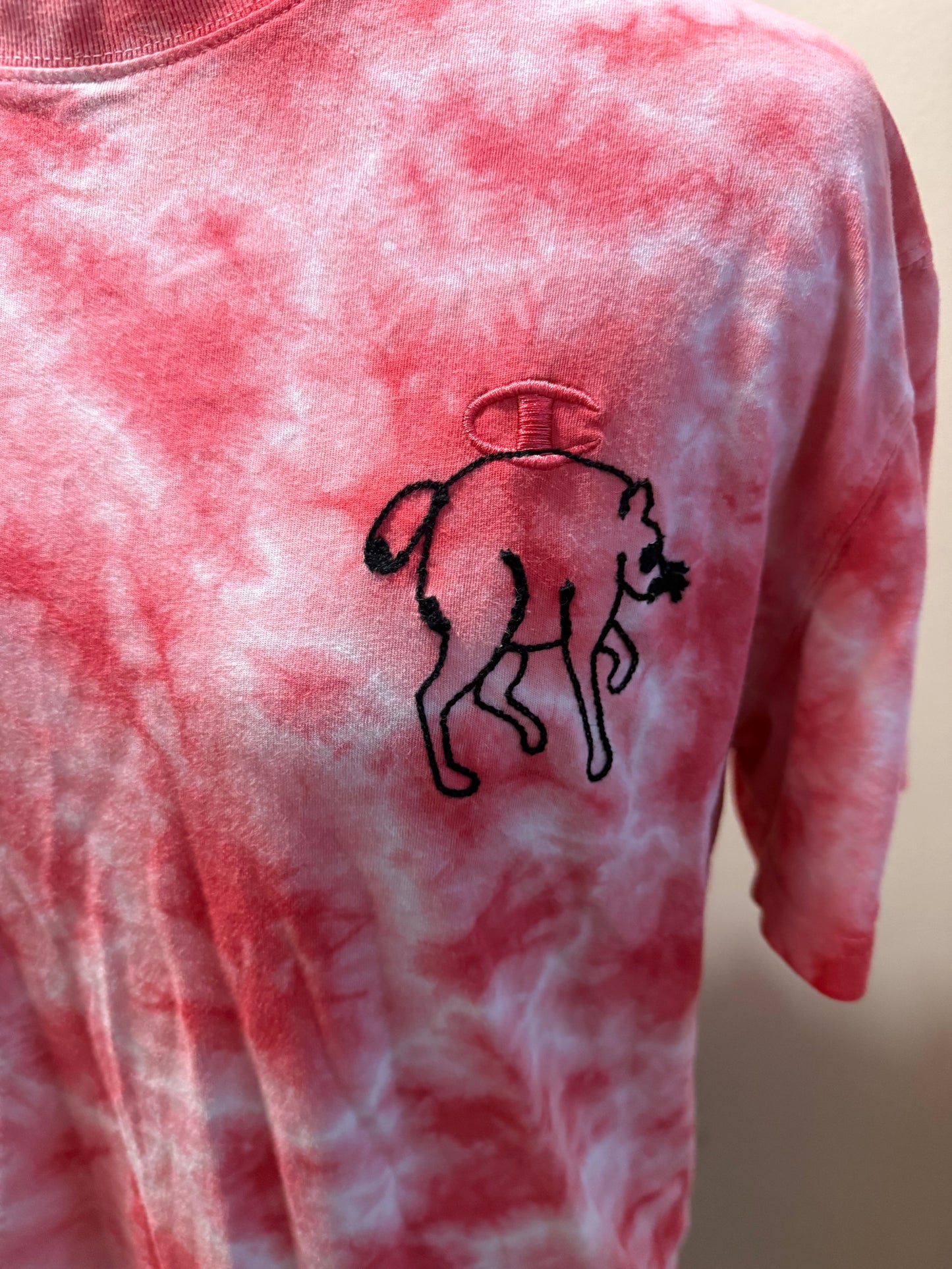 I <3 Jimothy VTG S/S Red Tie-Dye Tee - MD