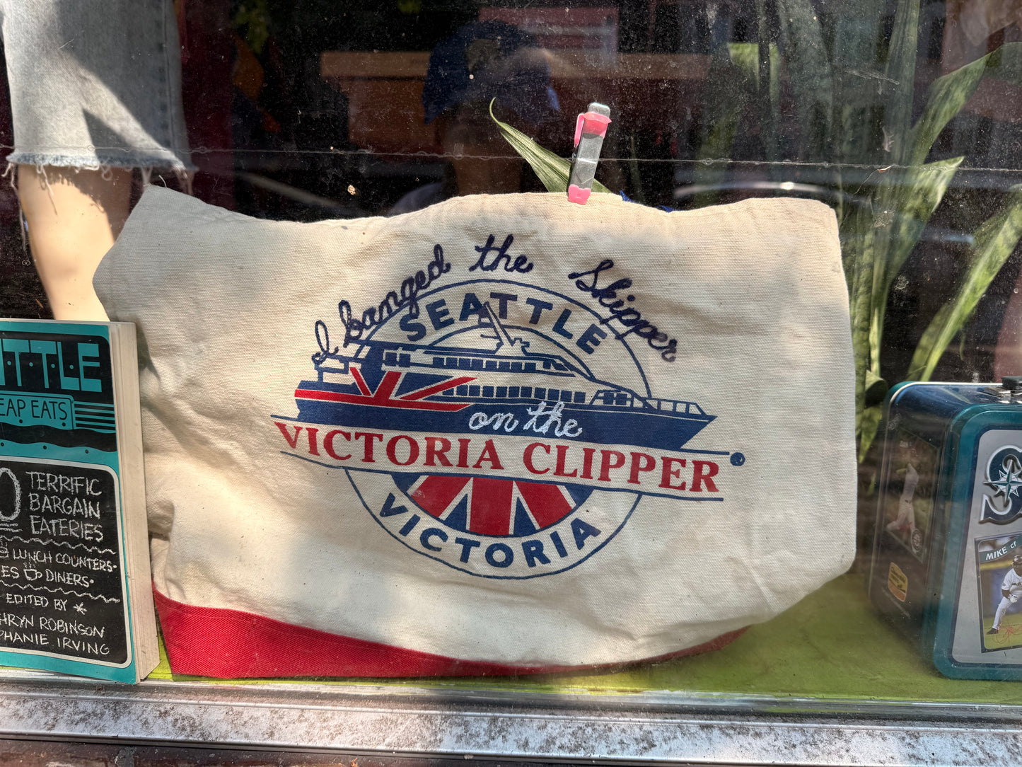 I banged the Skipper on the Victoria Clipper VTG Canvas Tote Bag
