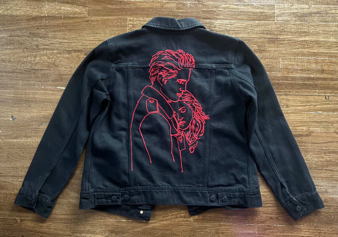 Edward Cullen is my BF Black Denim Jacket