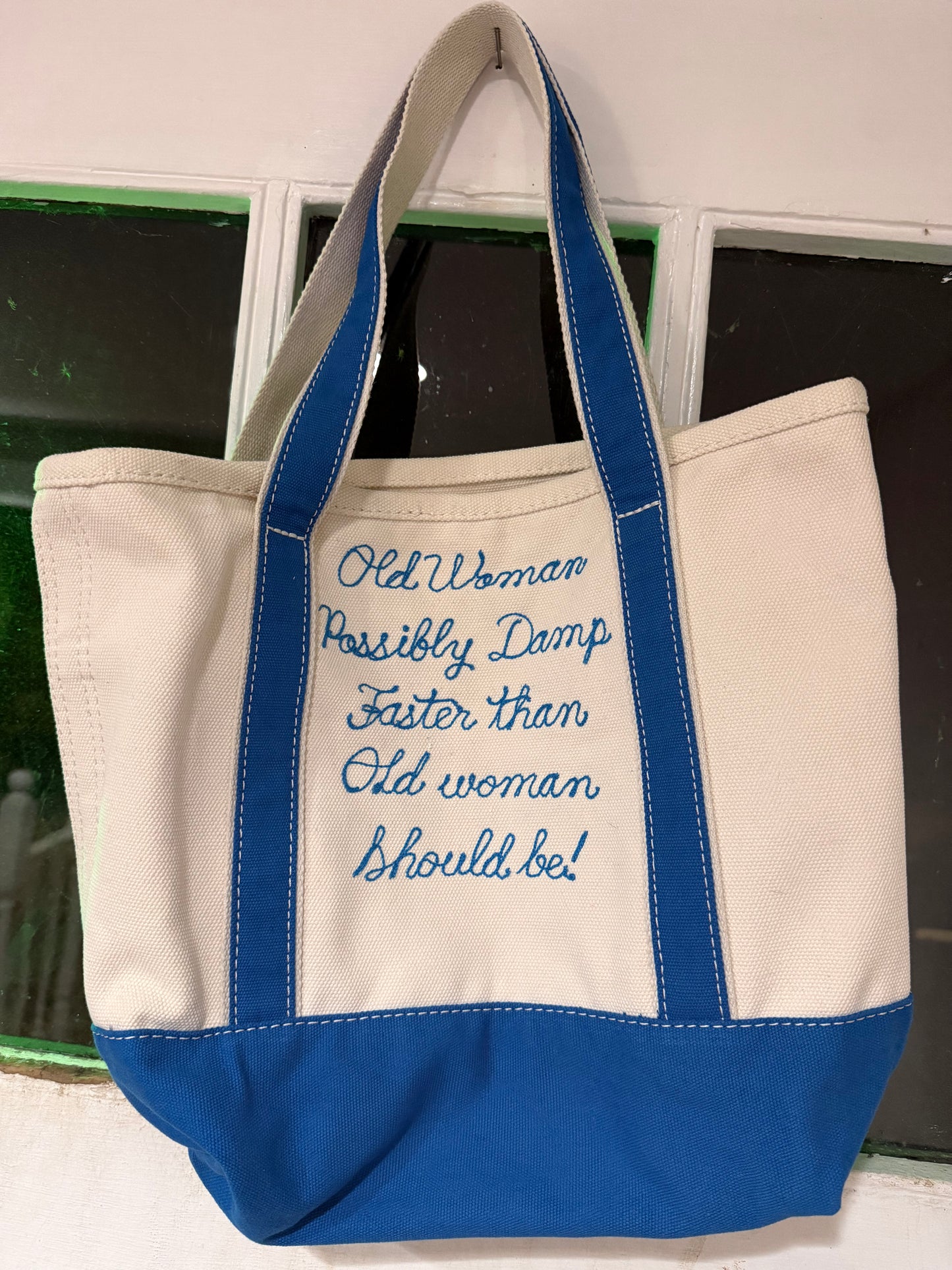 Sea Hag Bag Widow's Bay Medium Tote - Marine Blue