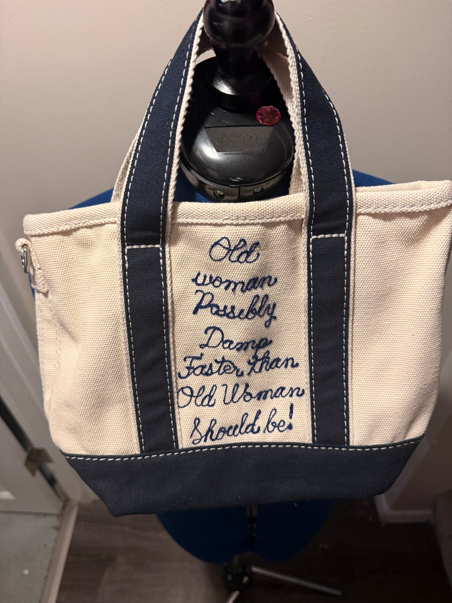 Sea Hag Bag Widow's Bay Small Tote - Navy Blue
