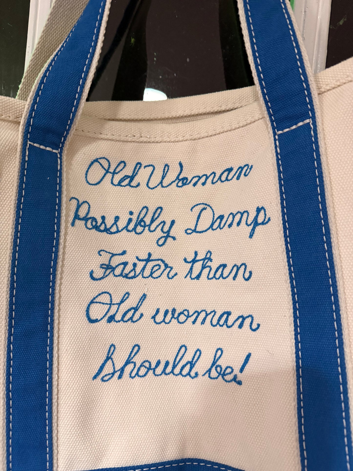Sea Hag Bag Widow's Bay Medium Tote - Marine Blue