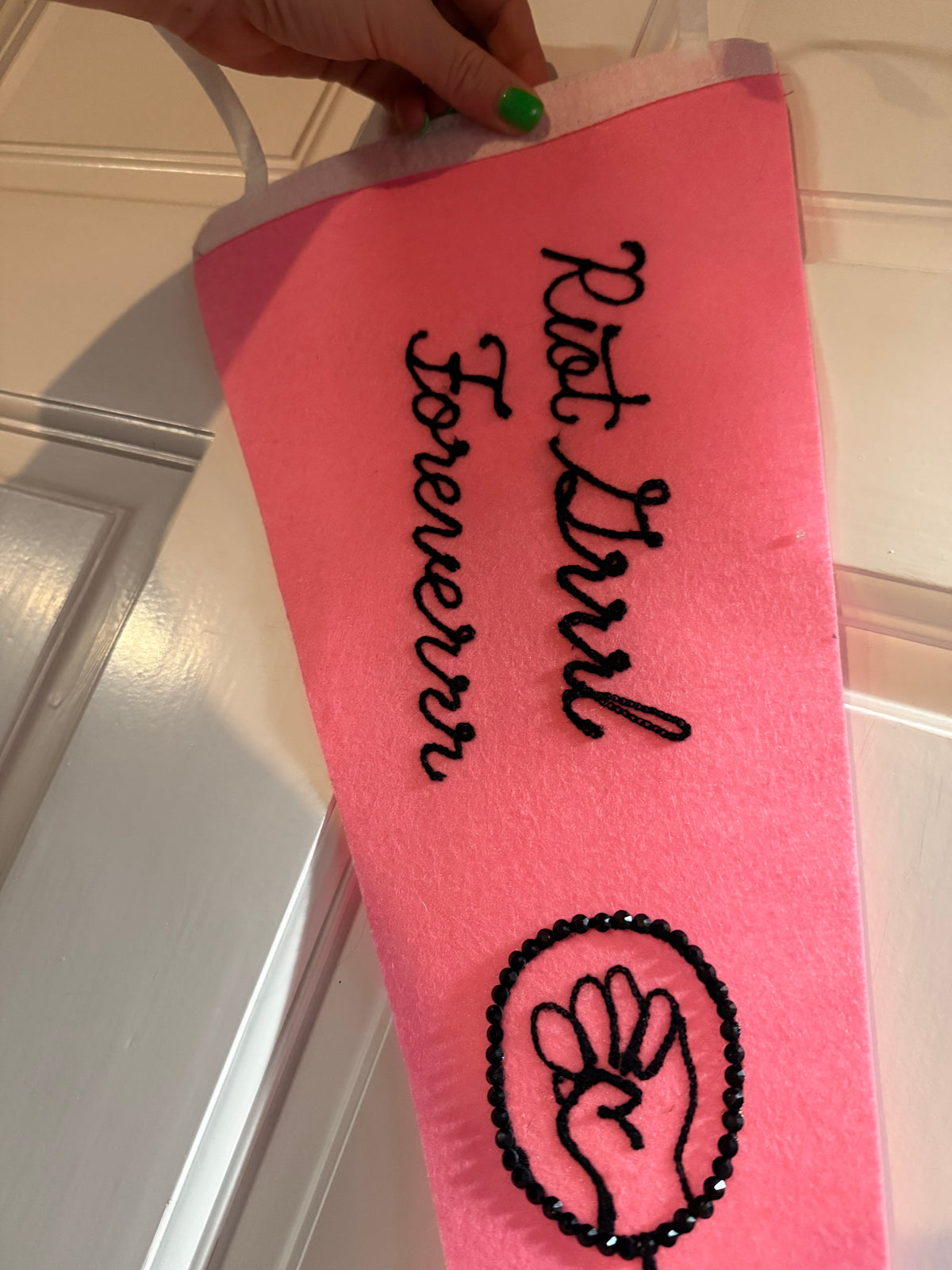 Chainstitched Felt Pennants