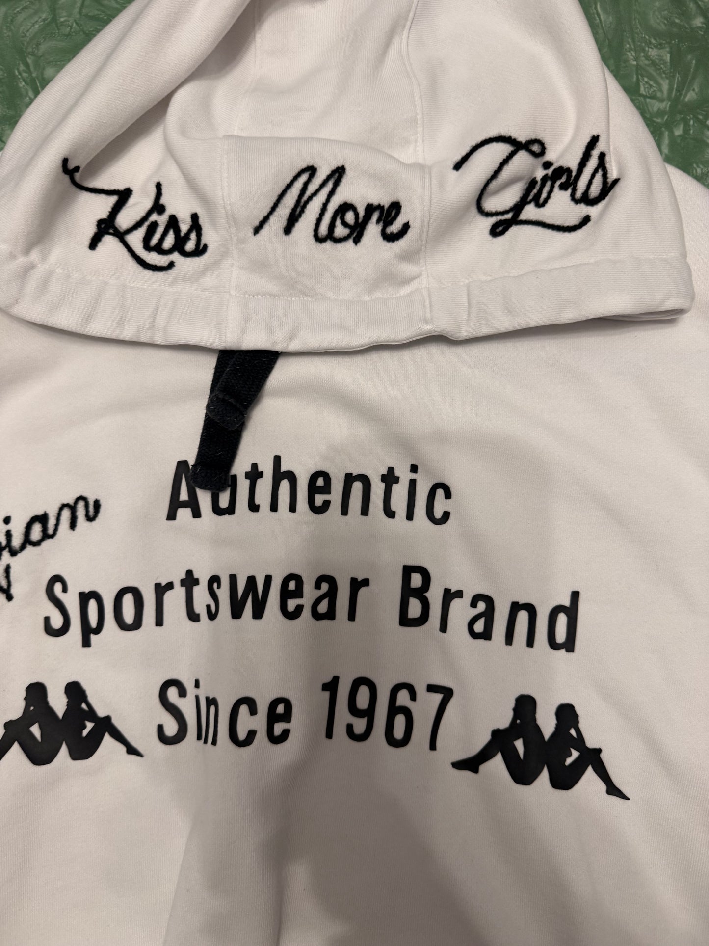 Kiss More Girls Kappa Lesbian Hoodie