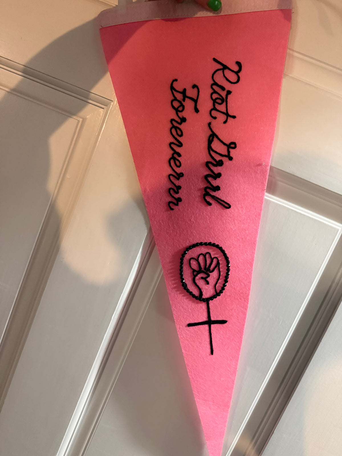 Chainstitched Felt Pennants