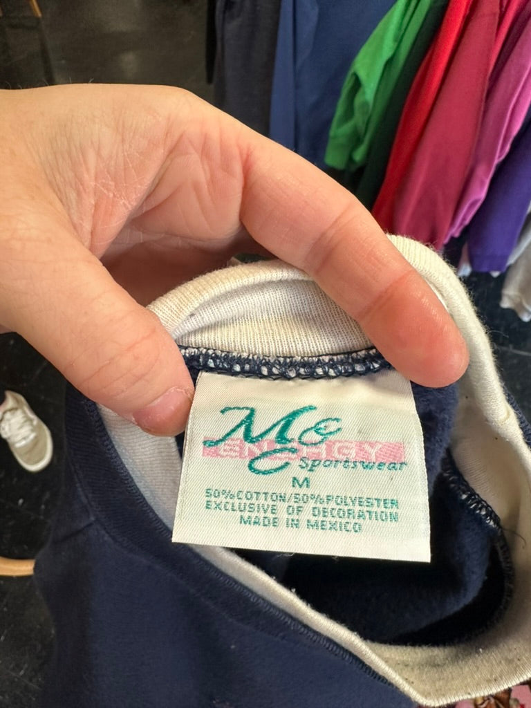 Blank Vintage Blue + Collared Grandmas Crewneck