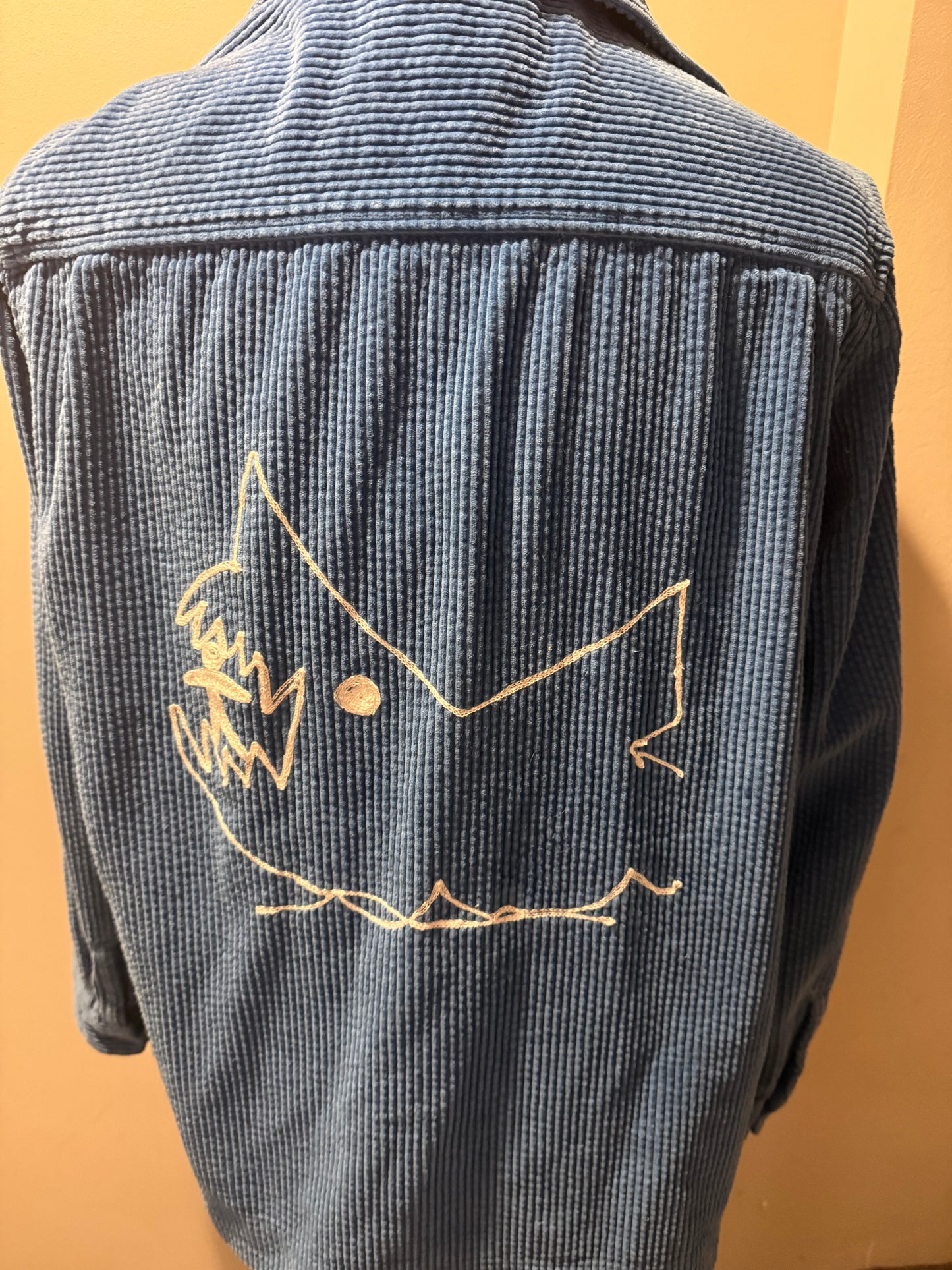 Fourth of Jaws Blue Corduroy L/S Button-Up Shirt -LG
