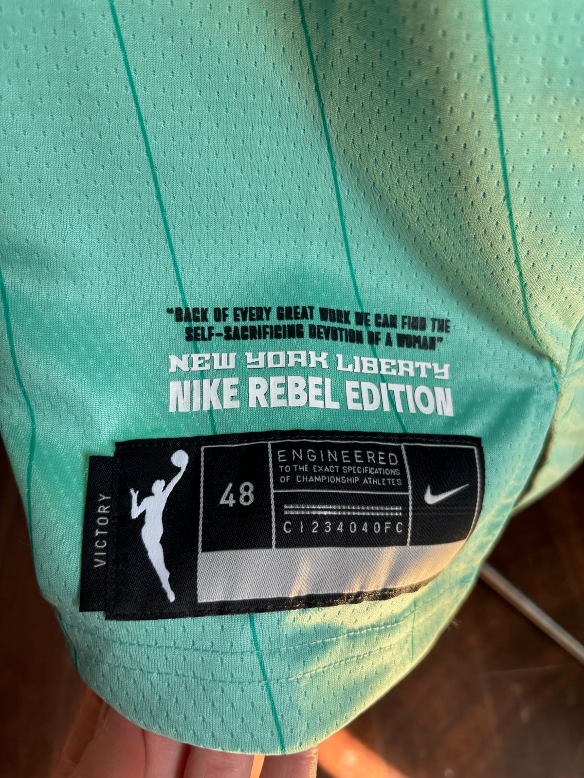 2026 WNBA Rebel Edition Brooklyn New York Liberty Custom Rhinestone Jersey #20 Ionescu
