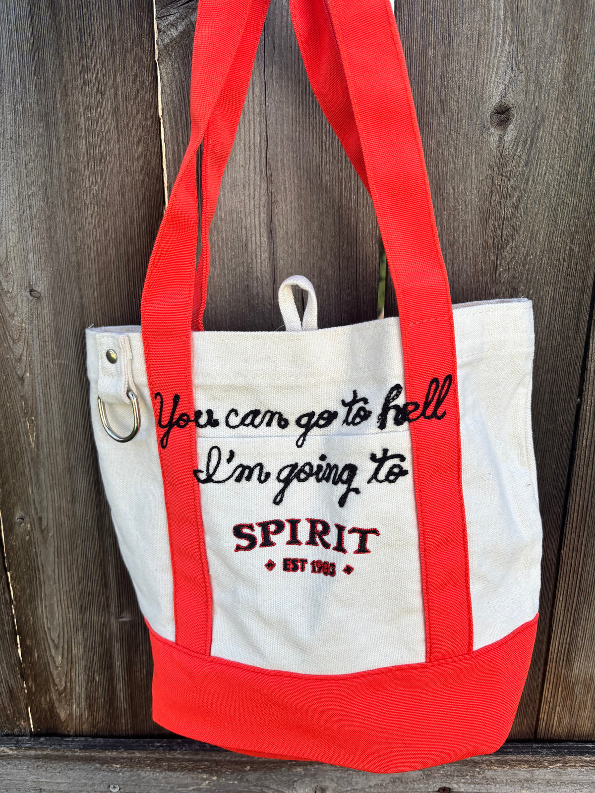 You can go to hell, I'm going to Spirit Halloween Mini-Tote