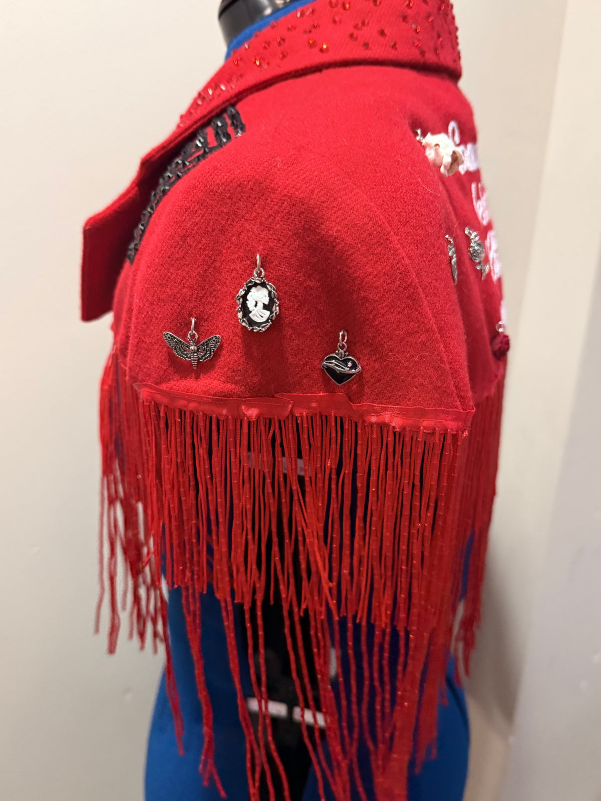 Somebody's Gotta Be Here When Little Death Comes Back Red Disco Cape