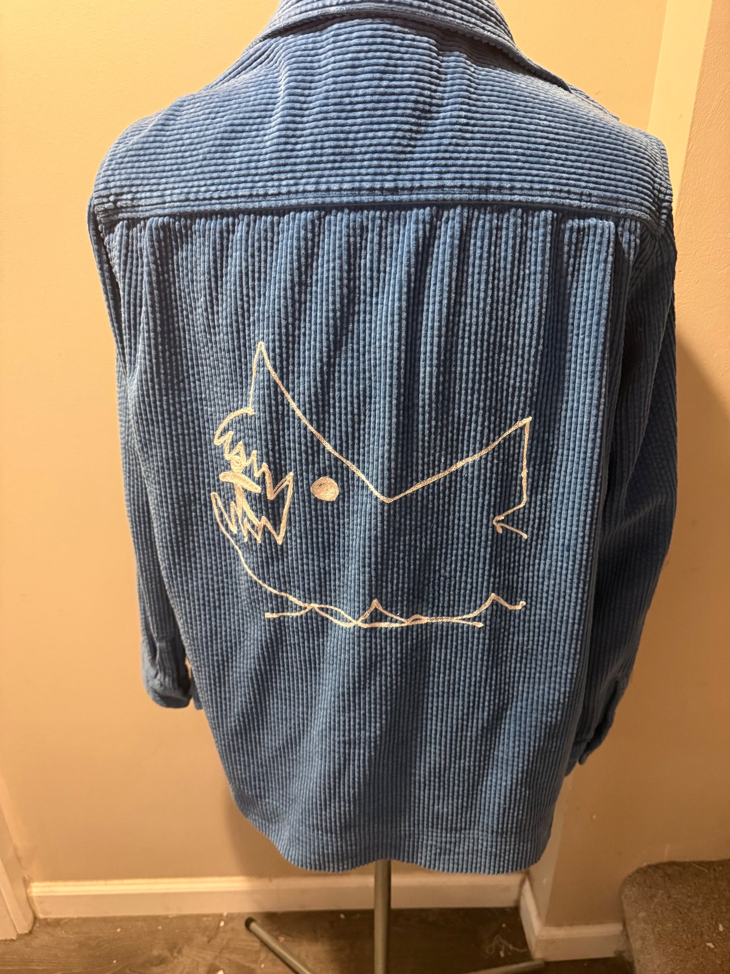 Fourth of Jaws Blue Corduroy L/S Button-Up Shirt -LG