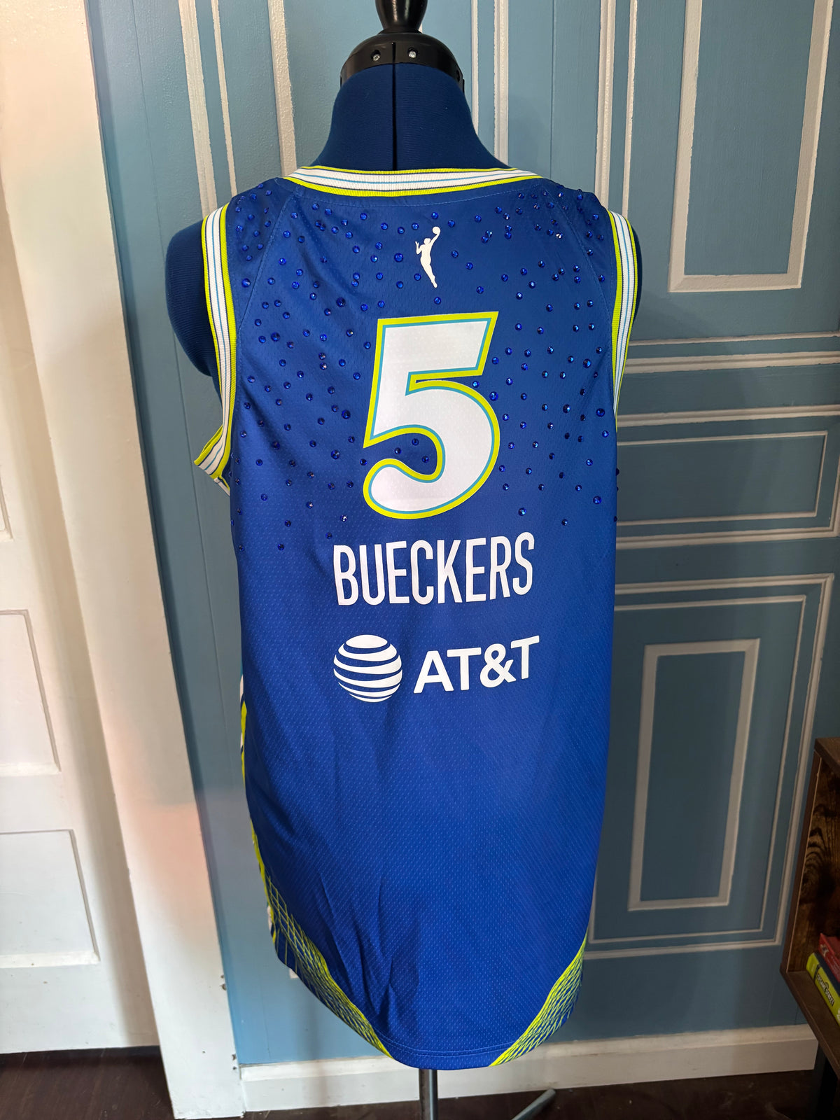 2026 WNBA Rebel Edition Dallas Wings #5 Bueckers Custom Rhinestone Jersey With Defects