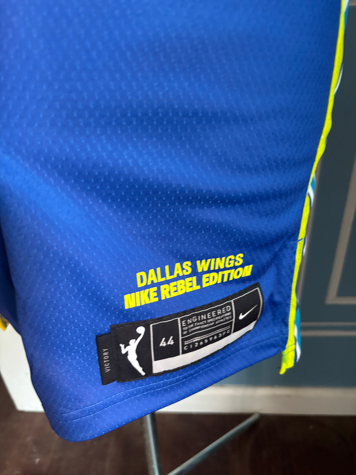 2026 WNBA Rebel Edition Dallas Wings #5 Bueckers Custom Rhinestone Jersey With Defects