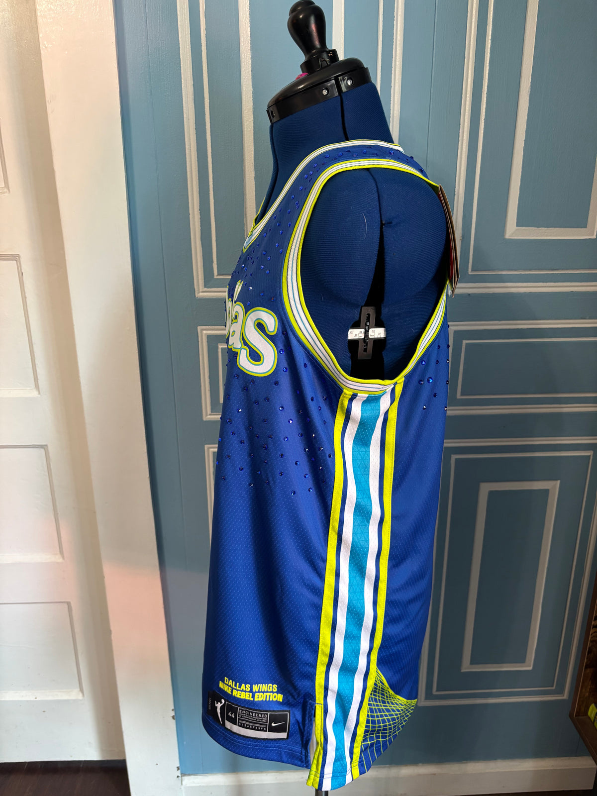 2026 WNBA Rebel Edition Dallas Wings #5 Bueckers Custom Rhinestone Jersey With Defects