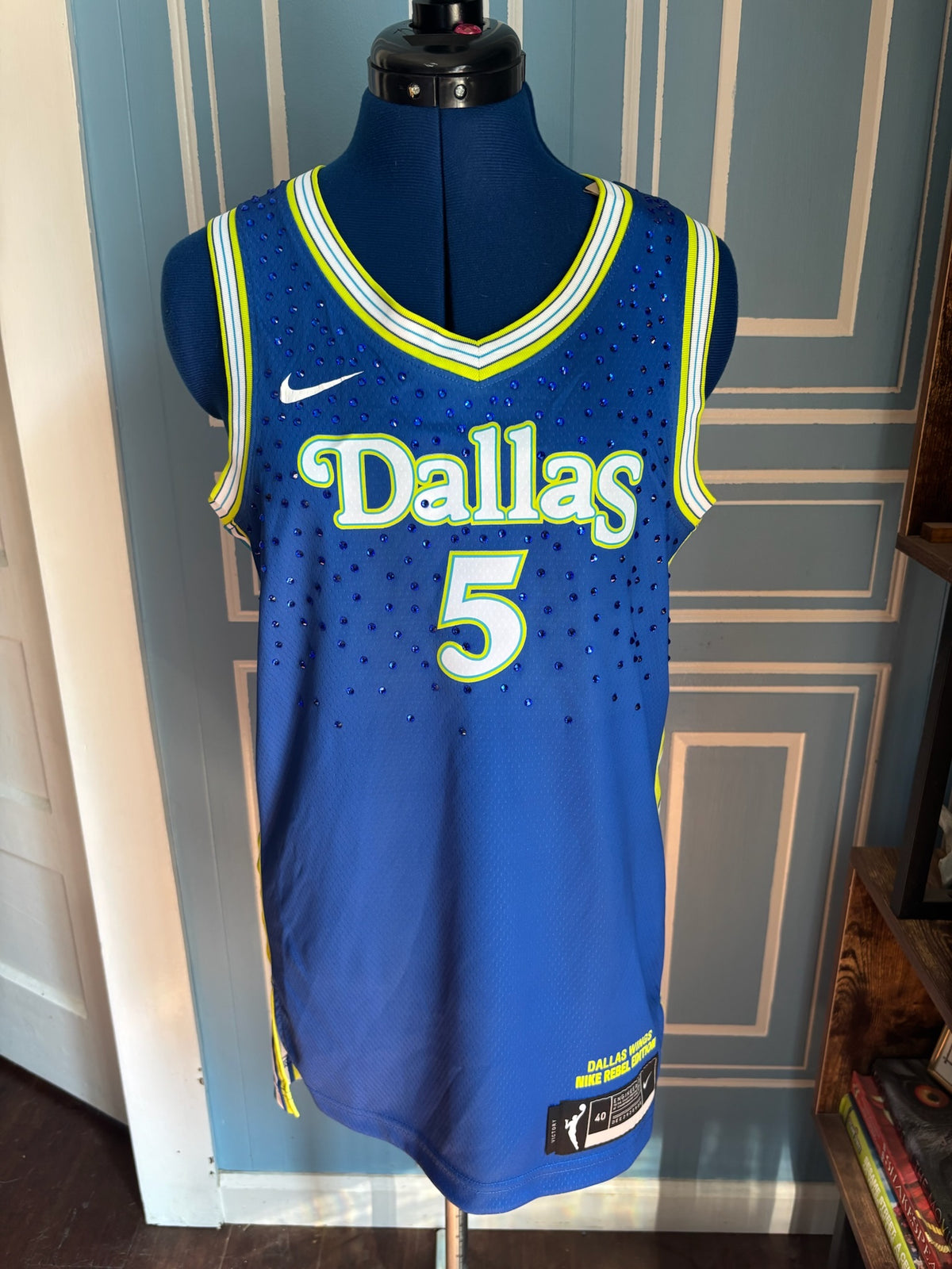 2026 WNBA Rebel Edition Dallas Wings #5 Bueckers Custom Rhinestone Jersey
