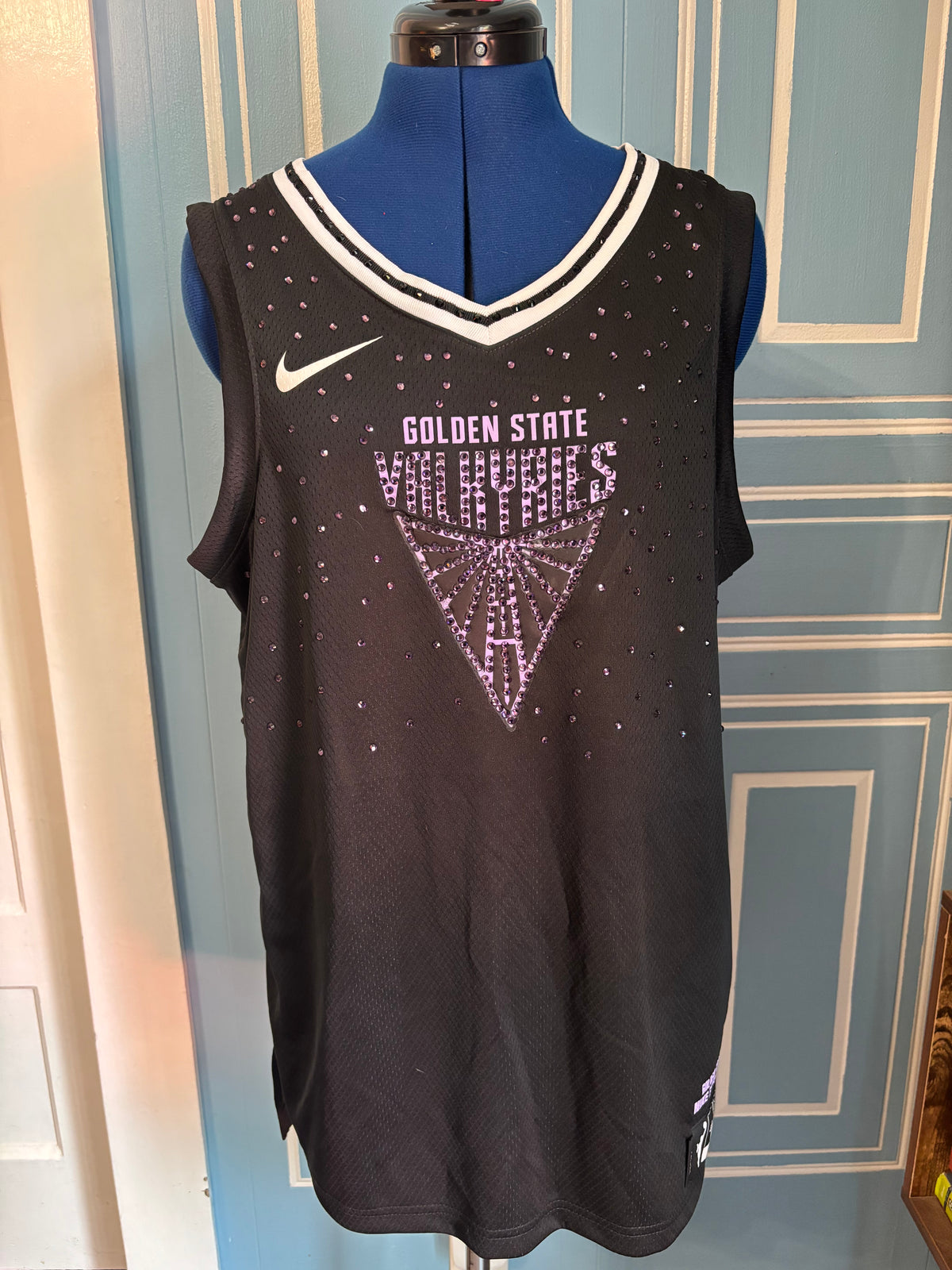 2026 WNBA Explorer Edition Golden State Valkyries Custom Rhinestone Jersey