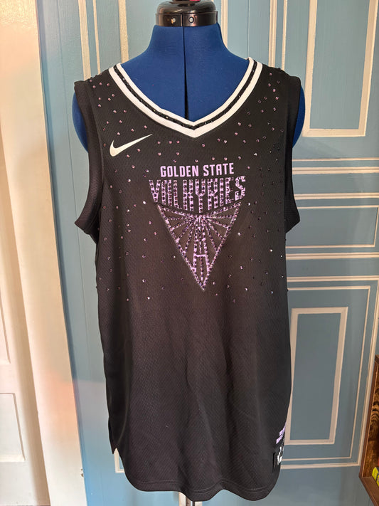 2026 WNBA Explorer Edition Golden State Valkyries Custom Rhinestone Jersey