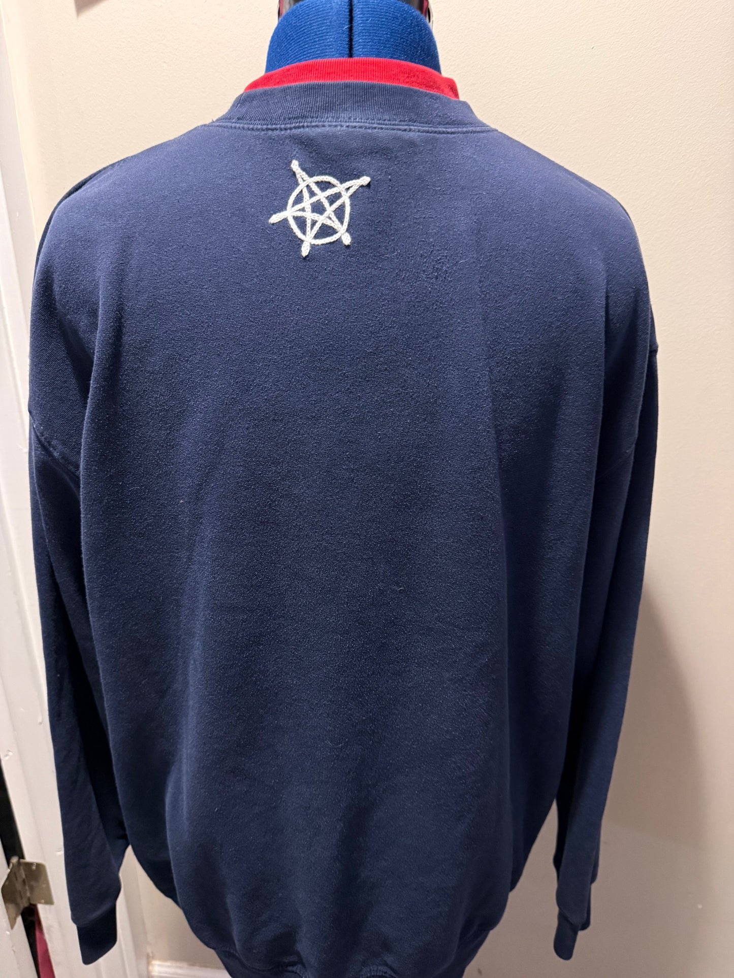 This Grandma is All Heart and No Soul (She sold it to the Devil) Vintage Mockneck Sweatshirt