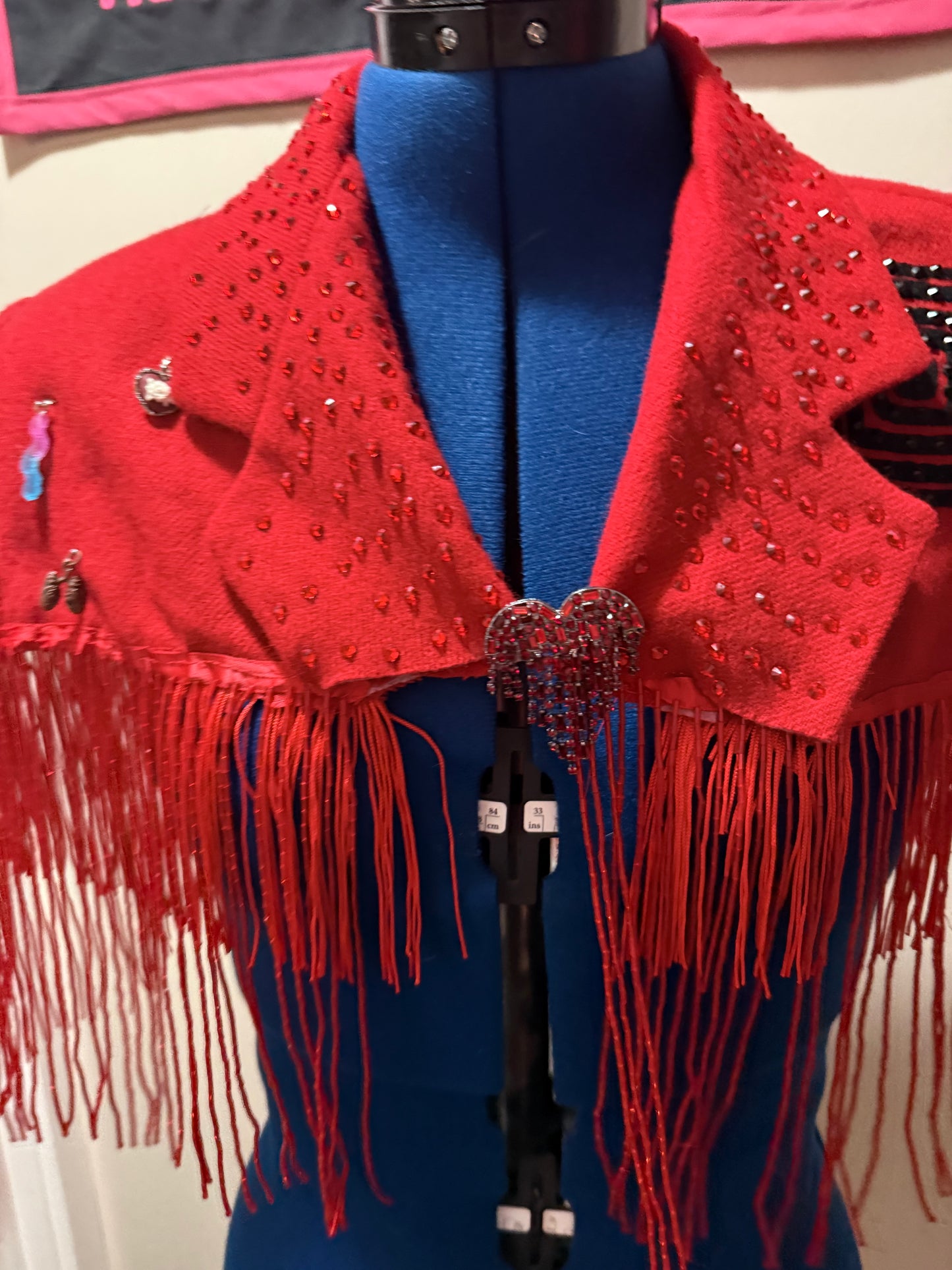 Somebody's Gotta Be Here When Little Death Comes Back Red Disco Cape