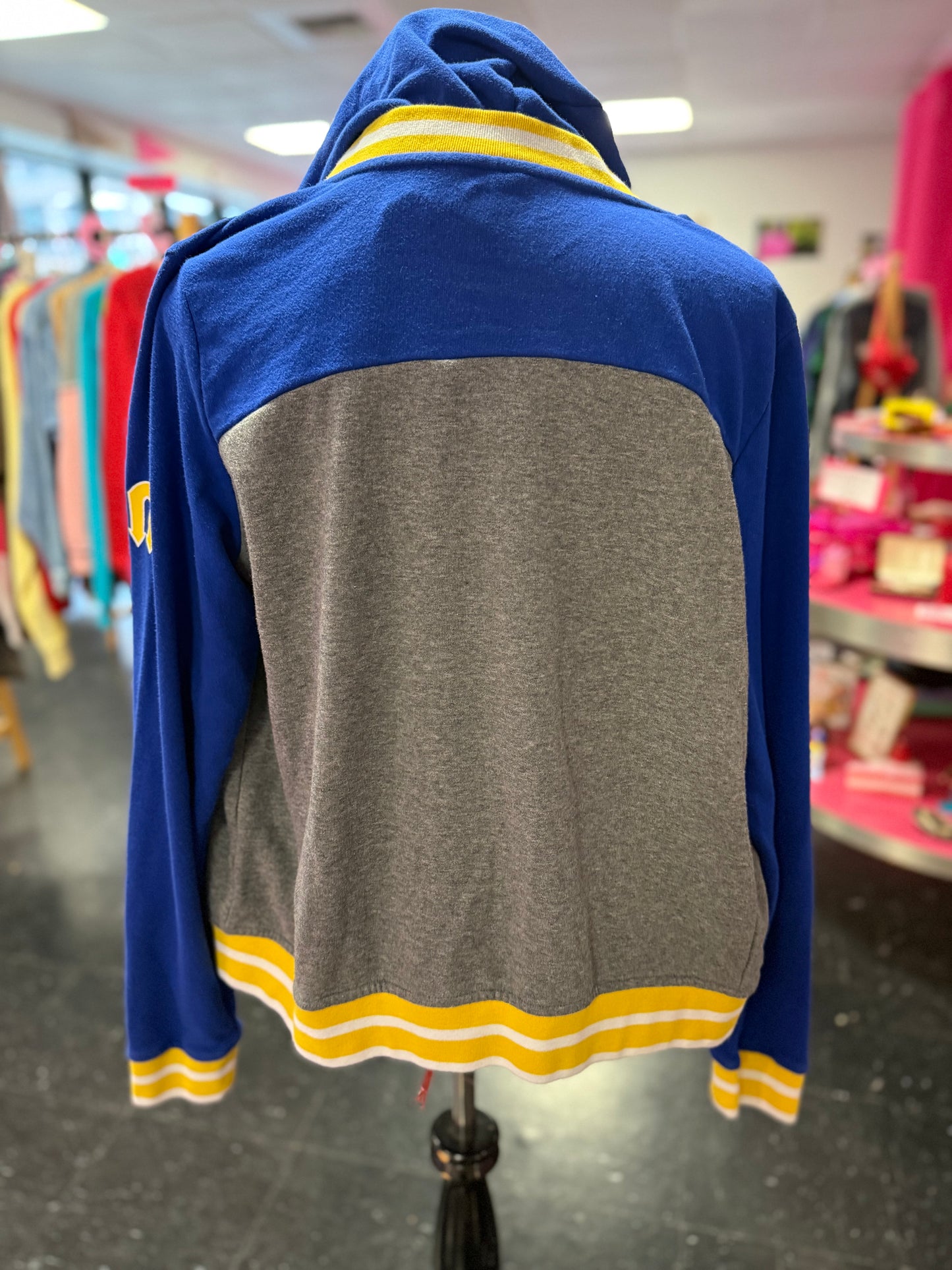 Seattle Mariners Throwback MLB Zip Up Hooded Jacket Fifth and Ocean Medium