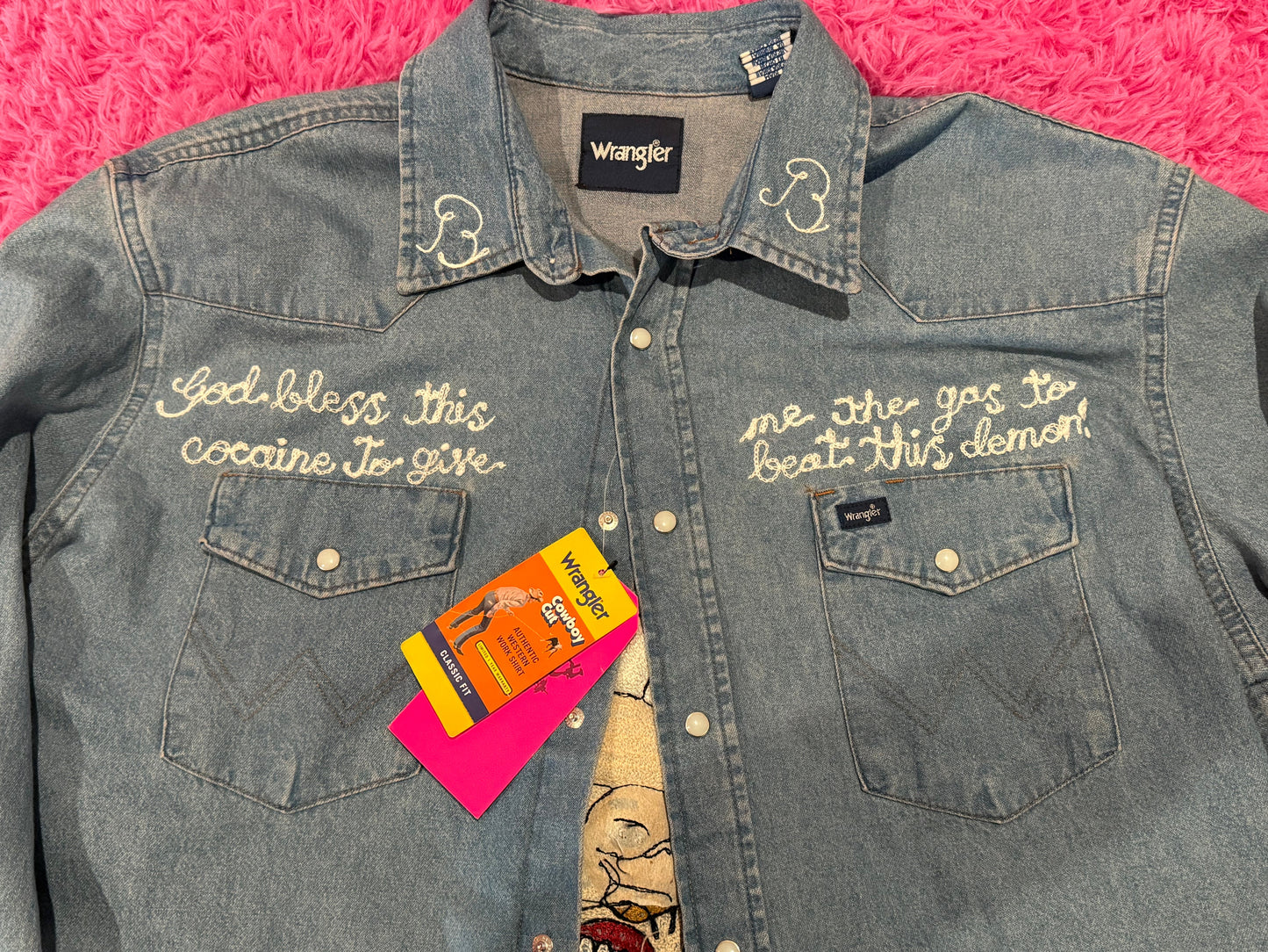 "In Baby Billy We Trust" Uncle Baby Billy Tribute Pearl Snap