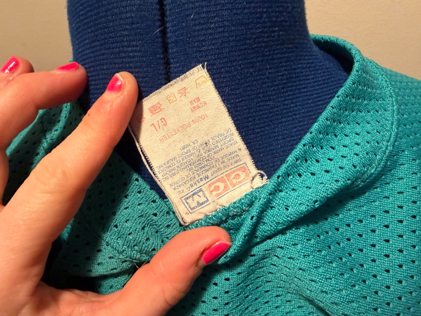 Gay for the Gay Hockey Show Vintage Purple, Teal, White Hockey Jersey