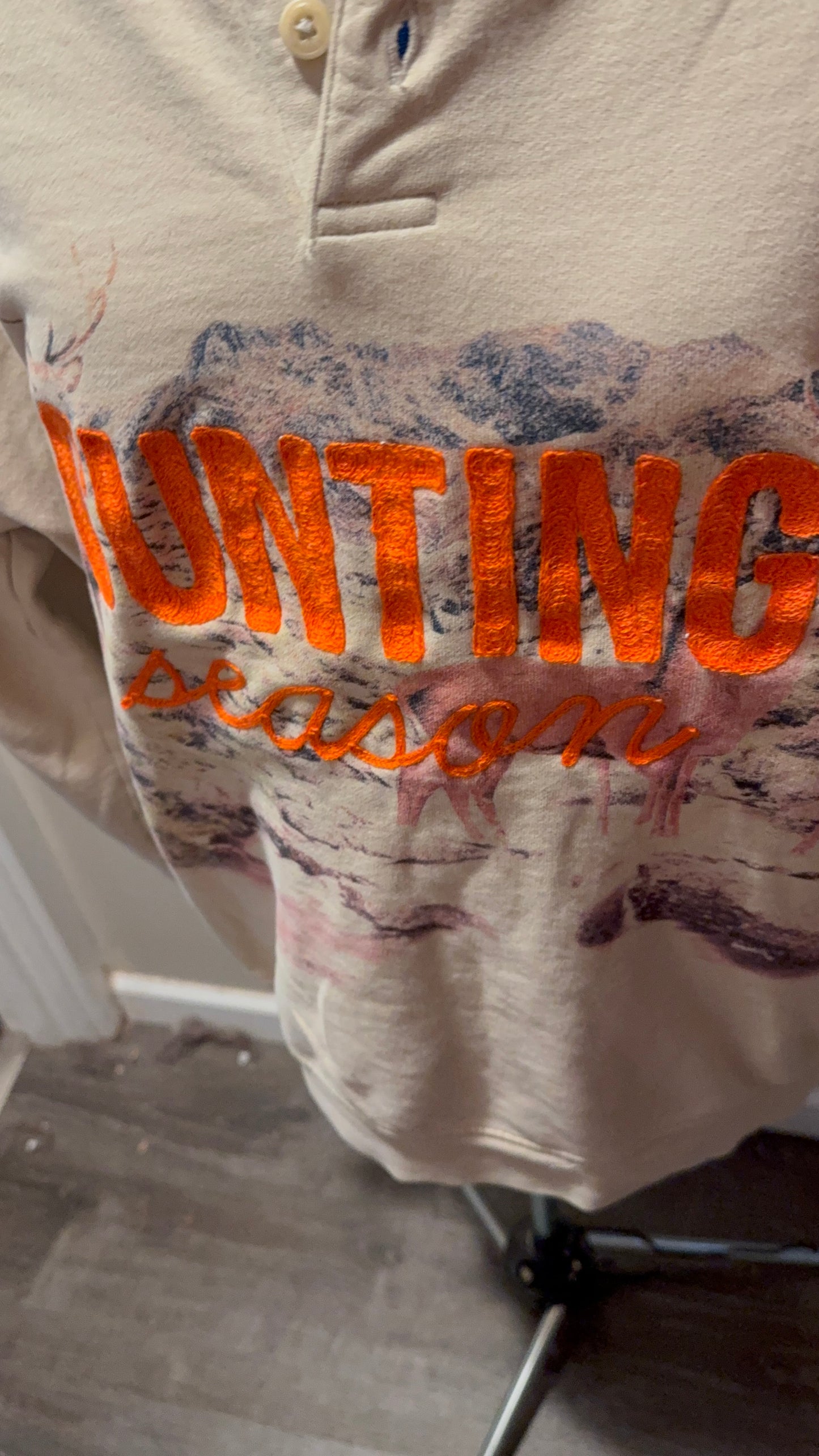 Cunting Season Deer Graphic Sweatshirt