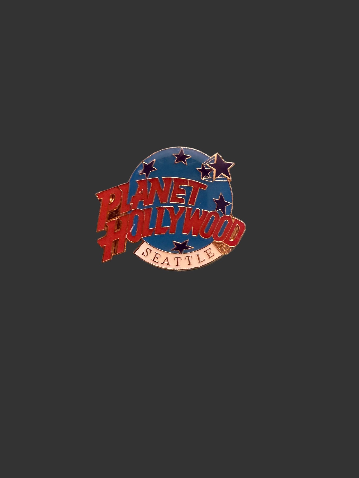 Vintage Planet Hollywood Seattle Enamel Pin