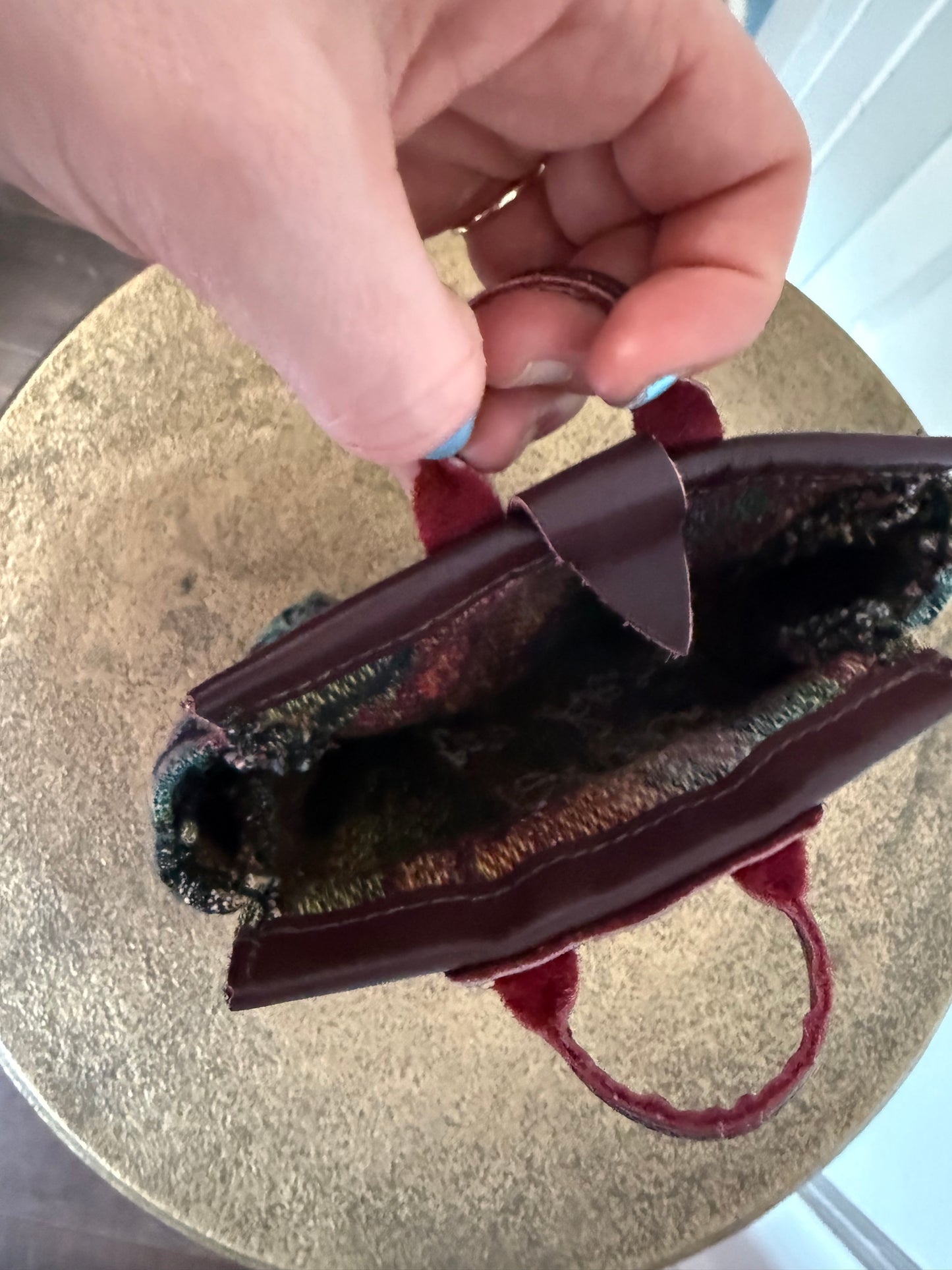 Can't Find Shit in Here Vintage Tiny Doll Tapestry Purse