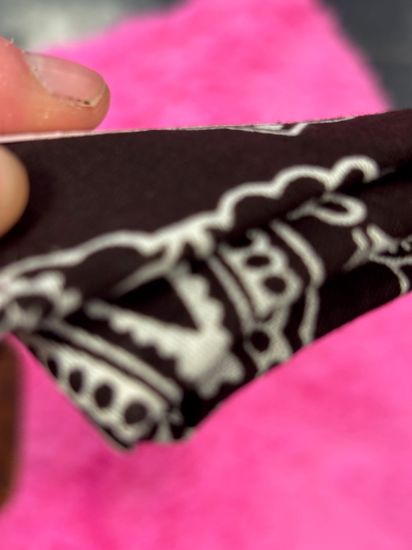Chainstitched Cotton Paisley Bandana