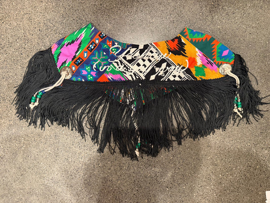 "Yeehaw (in a gay way)" Vintage Colorful Concho Fringe Bandana Scarf