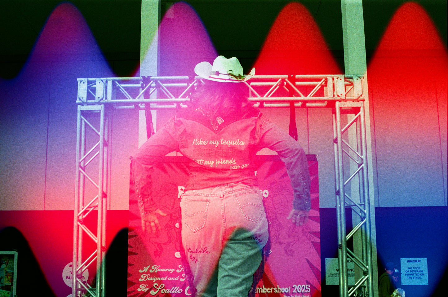 I Love Tequila Vintage Levi's Suede + Denim Pearl Snap Shirt