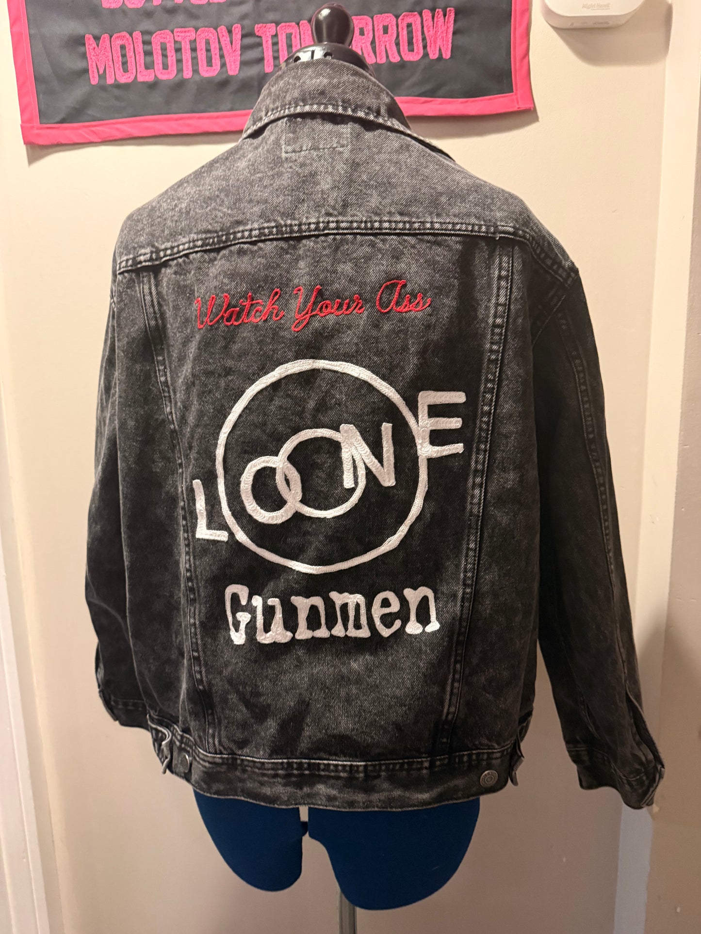 The Lone Gunmen Black Chore Coat - MD