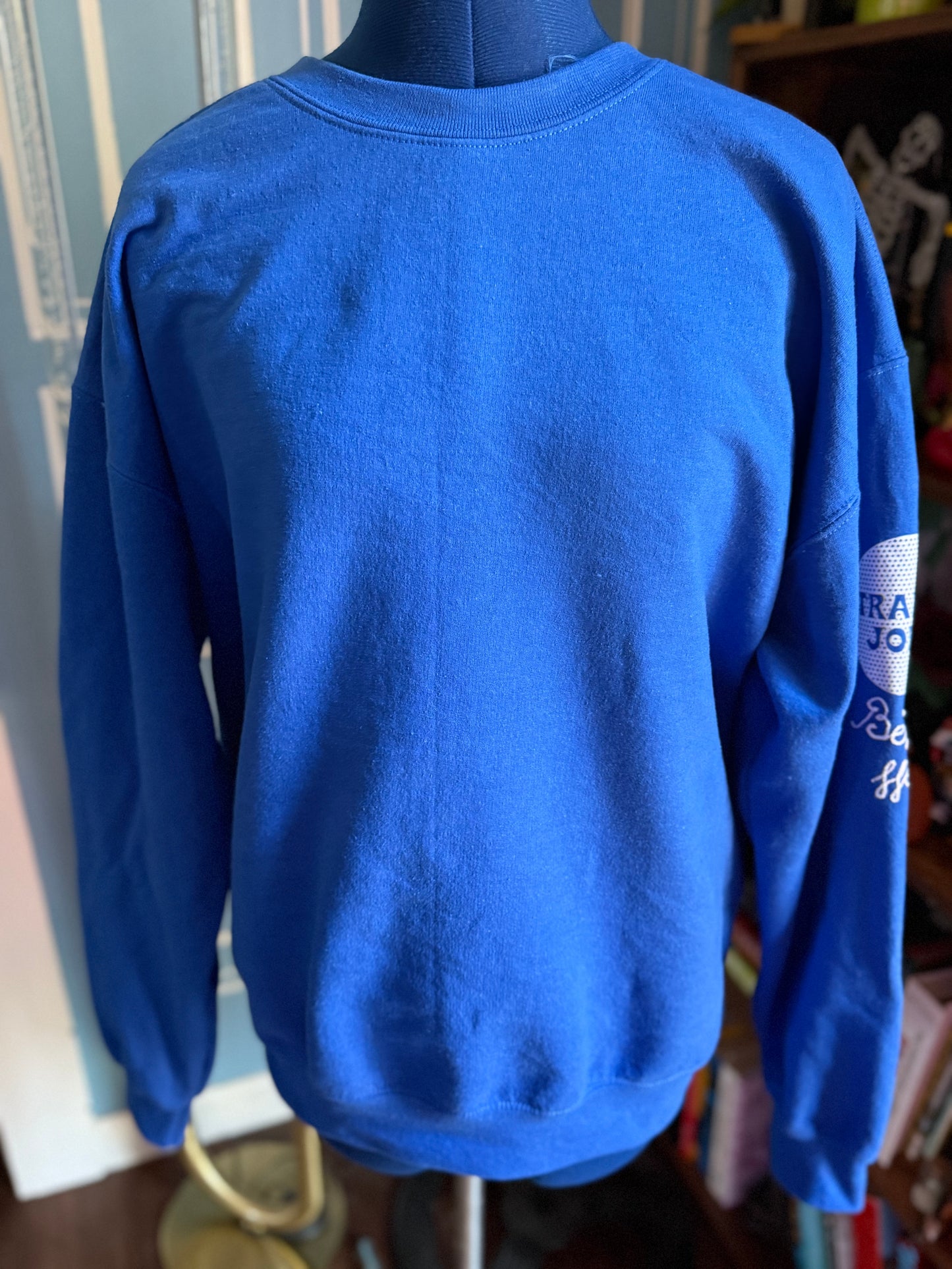 TJ's Saved My Life Blue Crewneck Sweatshirt
