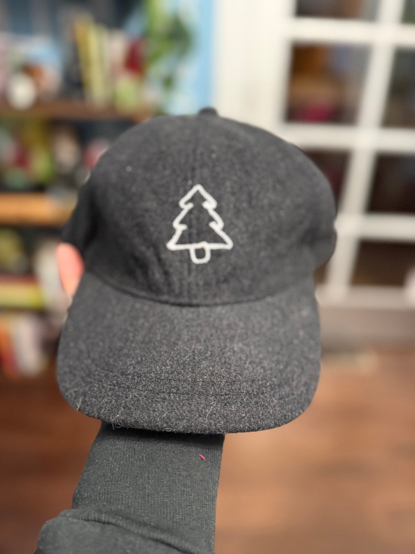 Embroidered Washed Denim Dad Cap