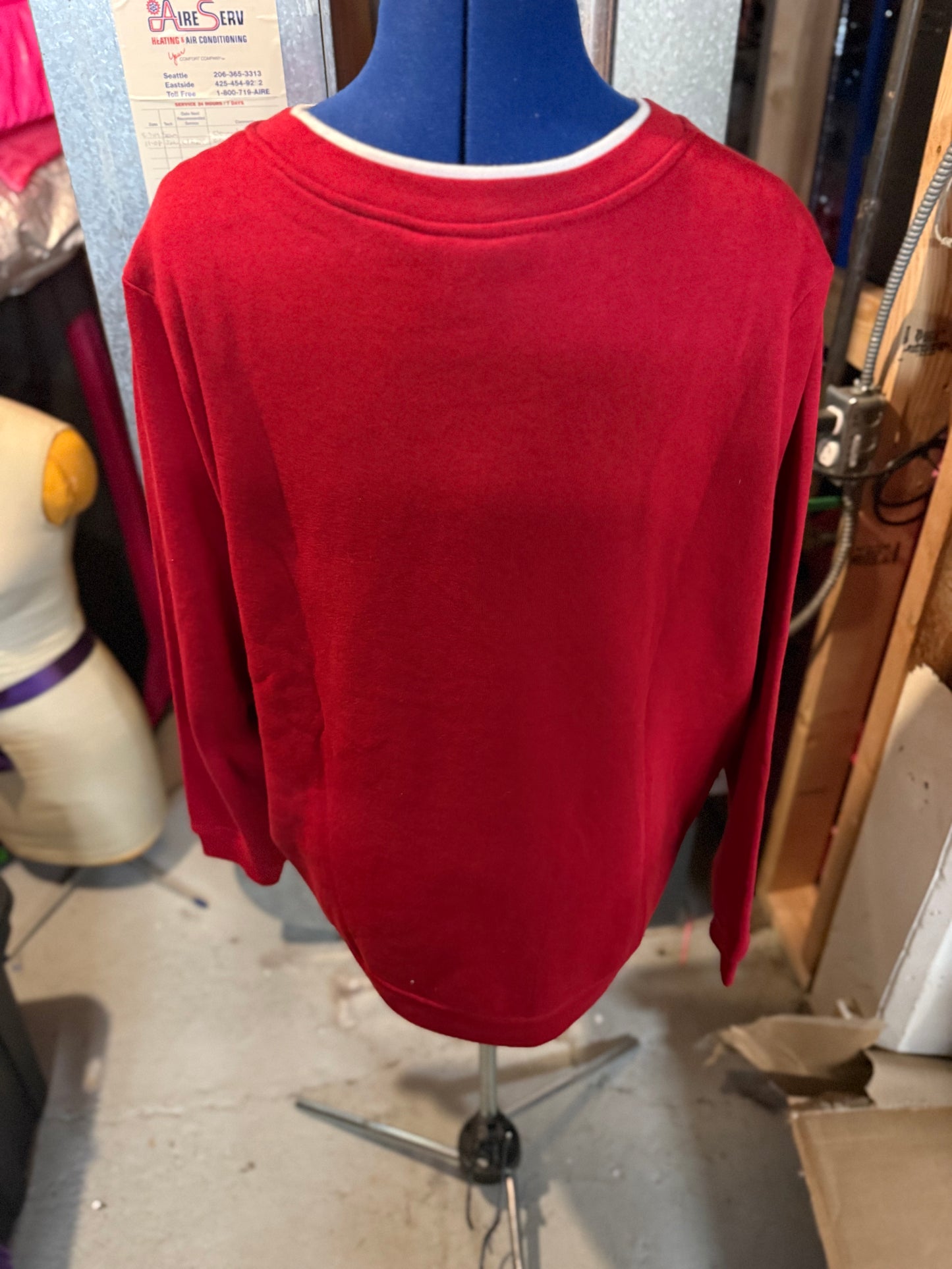 "It's Beginning to Look a Lot Like Toyotathon" Holiday Red Mockneck Sweatshirt