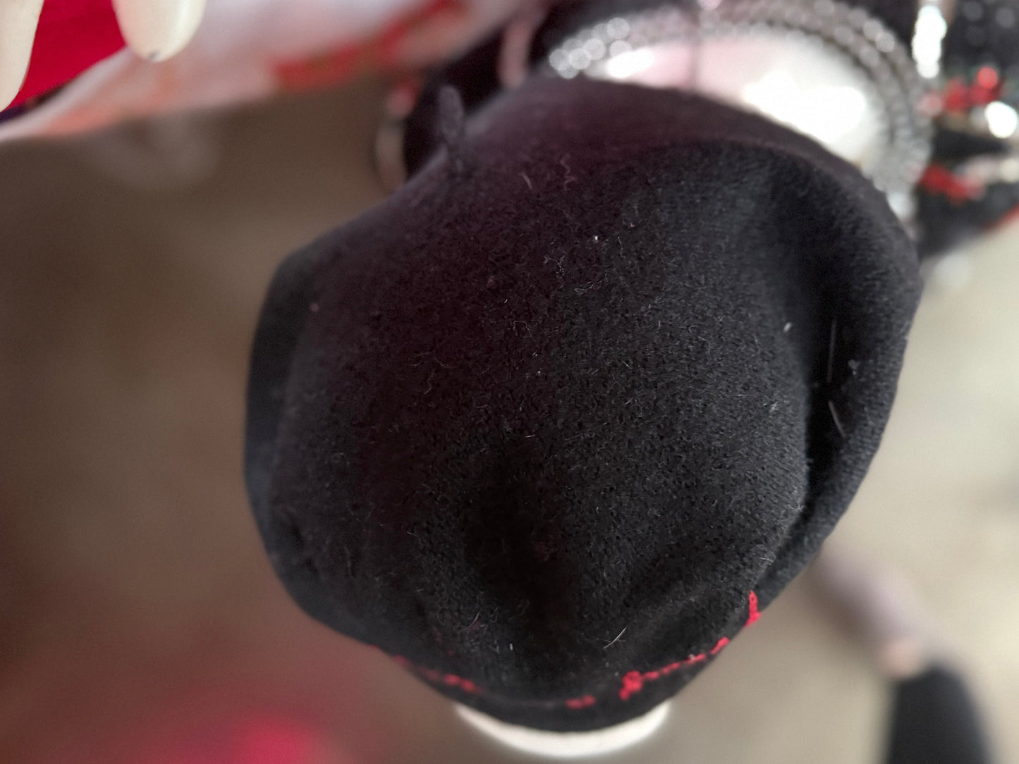 "Queer as Hell" Black Wool Beret