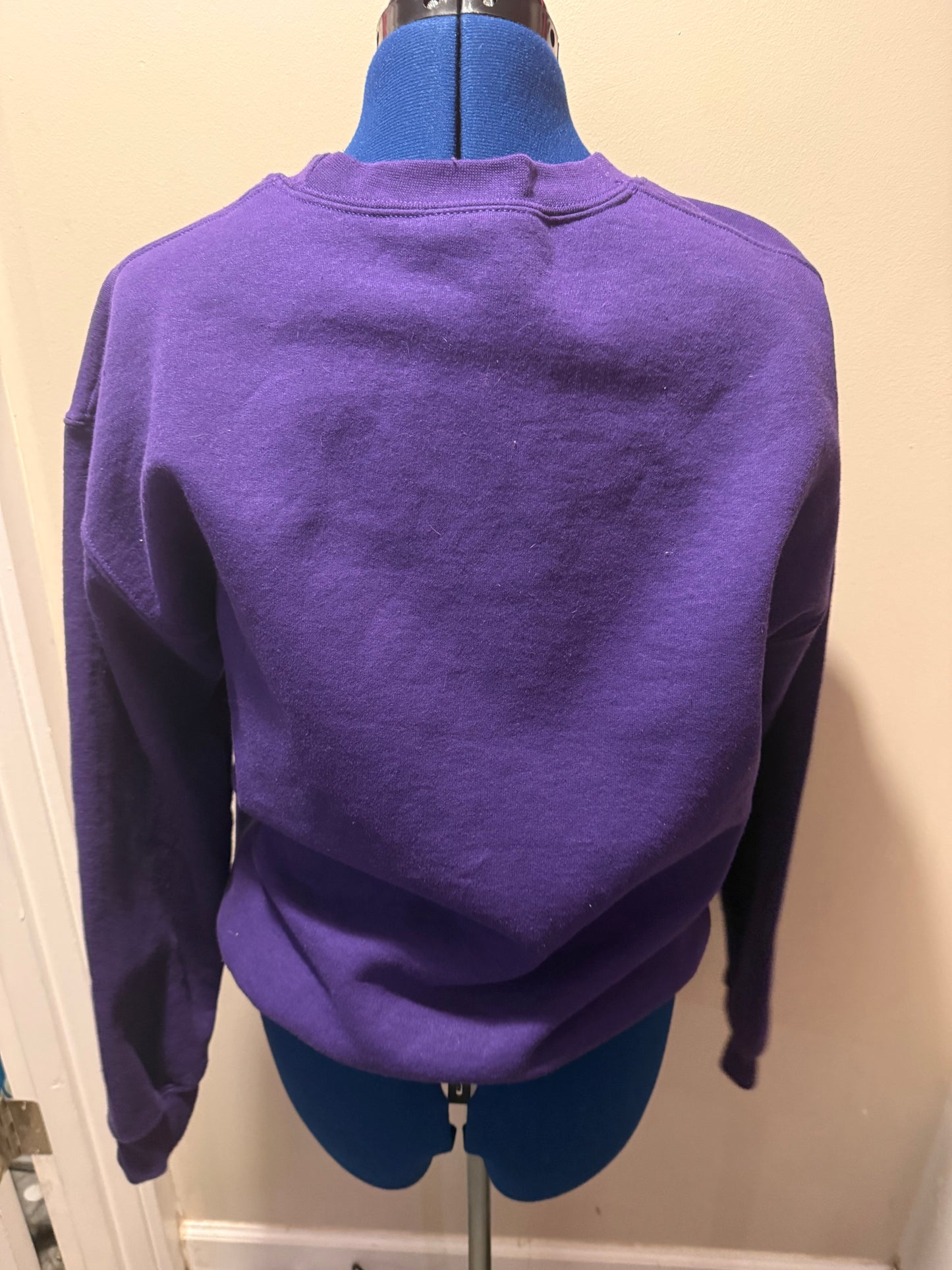 How're the Roads? Vintage Purple Holiday Crewneck Sweater