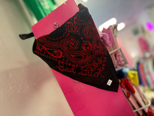 Bad Bitch Chainstitched Bandana